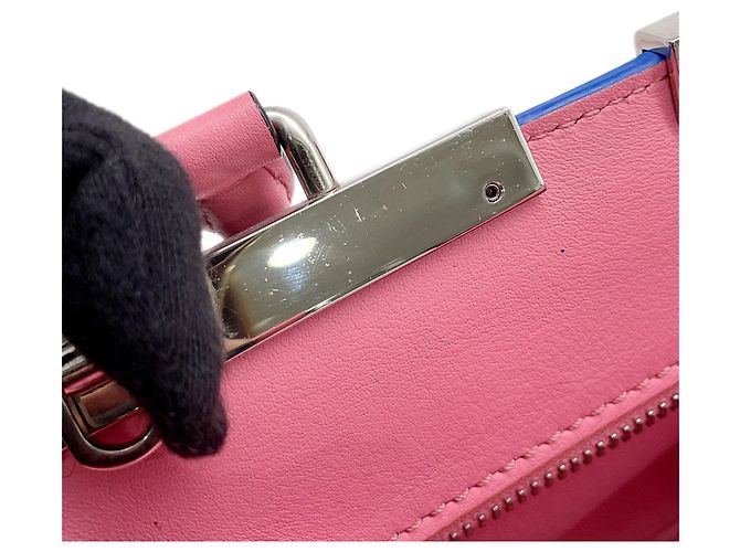 Fendi Mini Trois Jours Lederhandtasche - Ansicht 9