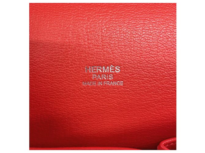 Hermès Borsa Hermes Jypsiere 31 in rosso - vista 15