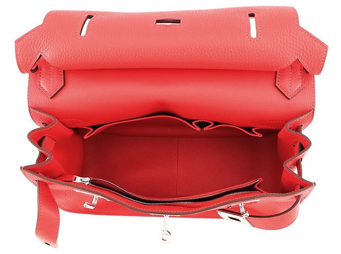 Hermès Borsa Hermes Jypsiere 31 in rosso - vista 5