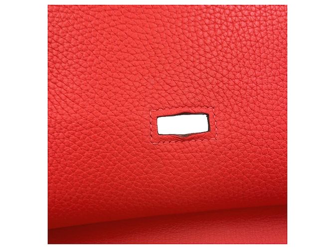 Hermès Borsa Hermes Jypsiere 31 in rosso - vista 9
