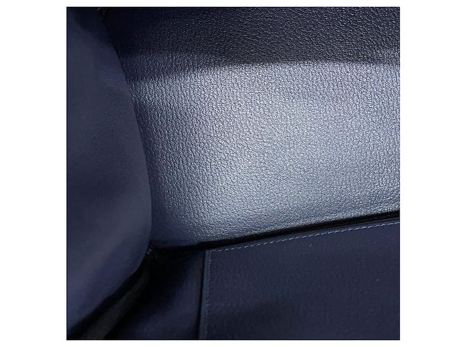 Hermès Borsa Hermes Birkin 30 in pelle Togo Blue Nuit - vista 8