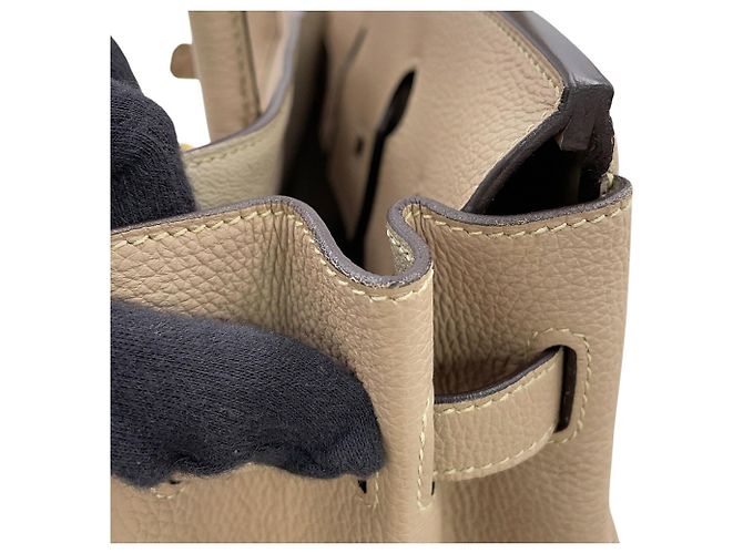 Hermès Borsa Hermes Birkin 30 in Gris Tourterelle - vista 12