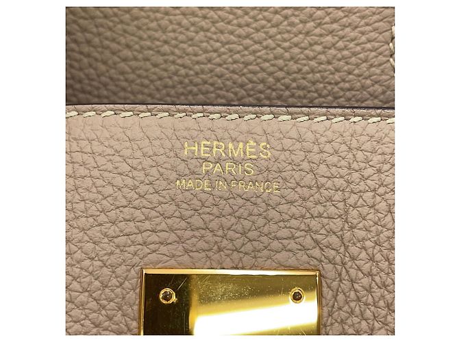 Hermès Borsa Hermes Birkin 30 in Gris Tourterelle - vista 18