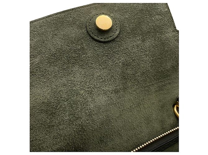 Céline Borsa in pelle verde Celine - vista 10
