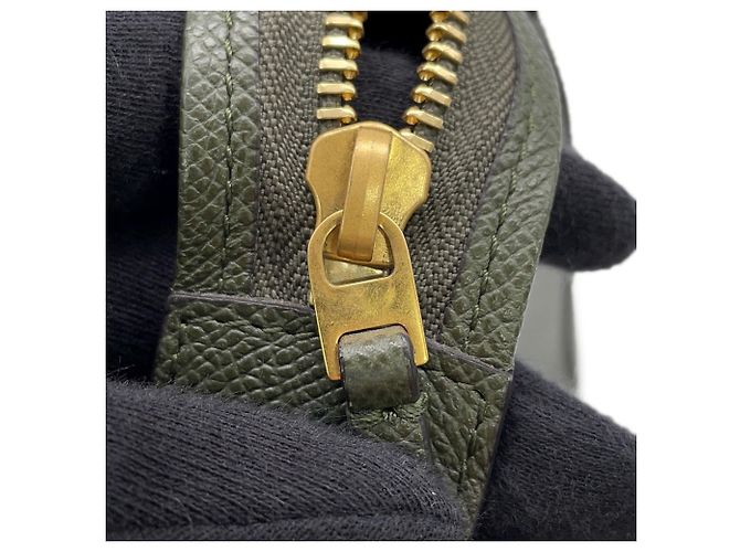 Céline Borsa in pelle verde Celine - vista 12