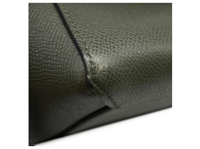 Céline Borsa in pelle verde Celine - vista 8
