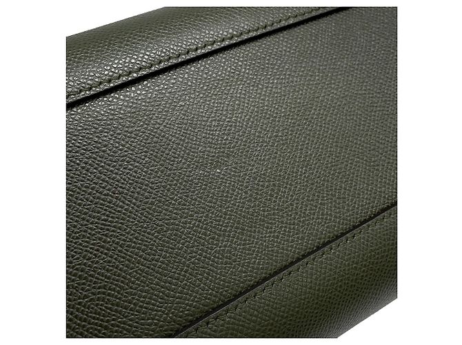 Céline Borsa in pelle verde Celine - vista 9