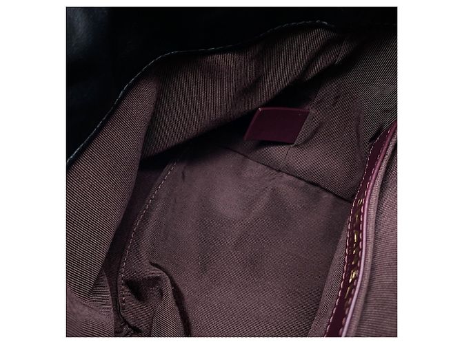 Borsa a tracolla con catena Chanel in pelle d'agnello - vista 10