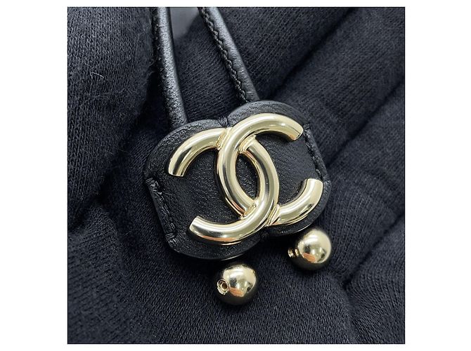 Borsa a tracolla con catena Chanel in pelle d'agnello - vista 13