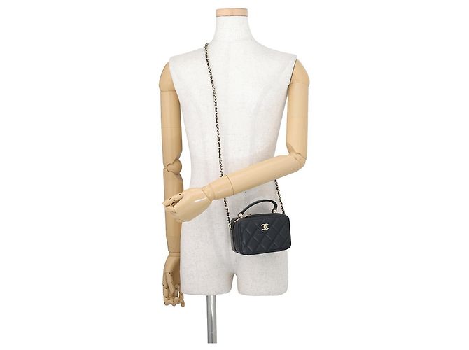 Chanel Mini Handtasche Schwarz - Ansicht 4