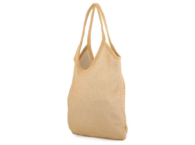 Borsa Tote Miu Miu Ivy in rafia e lino - vista 2