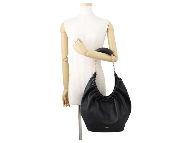 Borsa a spalla Loewe Squeeze Medium Melona Palam - vista 4