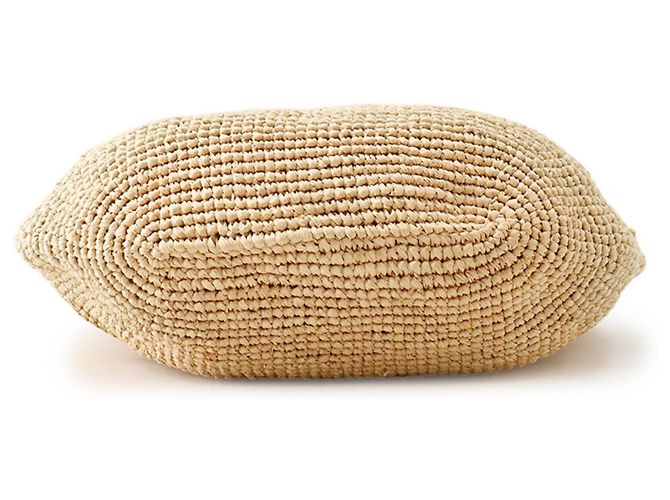 Borsa in rafia beige Loewe - vista 3