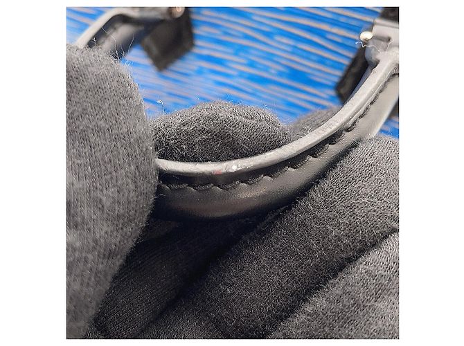 Borsa Louis Vuitton Alma Nano Epi Denim - vista 11