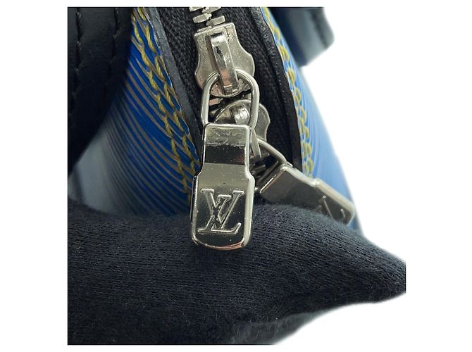 Borsa Louis Vuitton Alma Nano Epi Denim - vista 14
