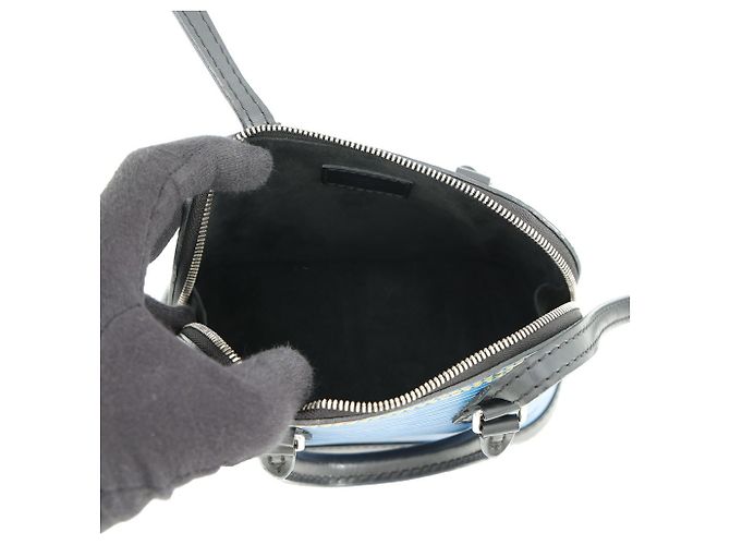 Borsa Louis Vuitton Alma Nano Epi Denim - vista 5