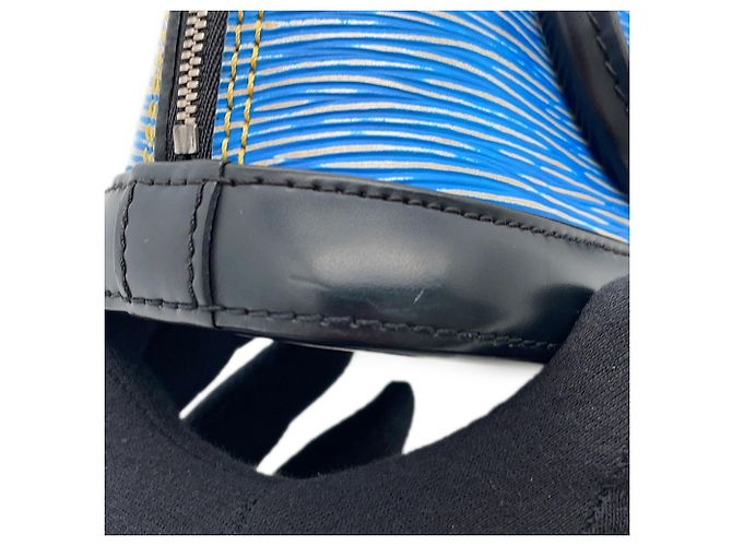 Borsa Louis Vuitton Alma Nano Epi Denim - vista 8