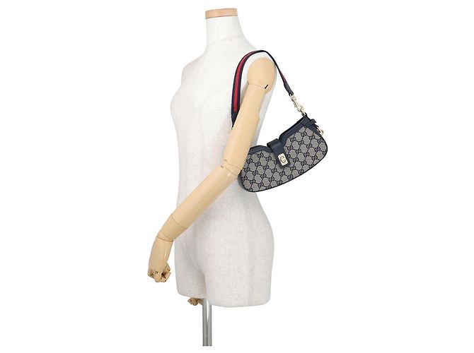 Borsa a Tracolla Gucci Moonside Mini GG Canvas - vista 4