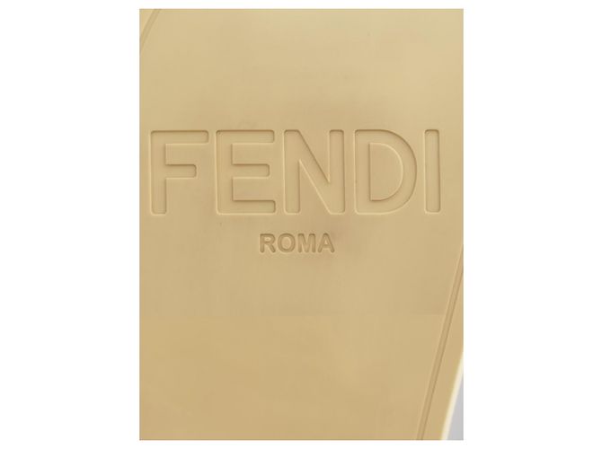 Fendi natural raffia woven mules - view 15