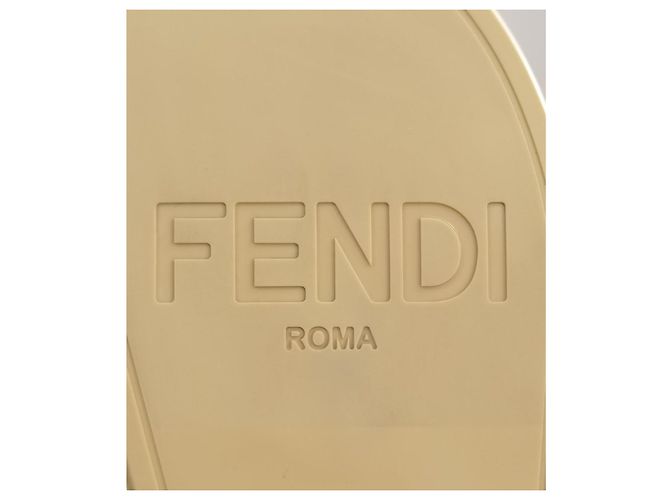 Fendi natural raffia woven mules - view 16