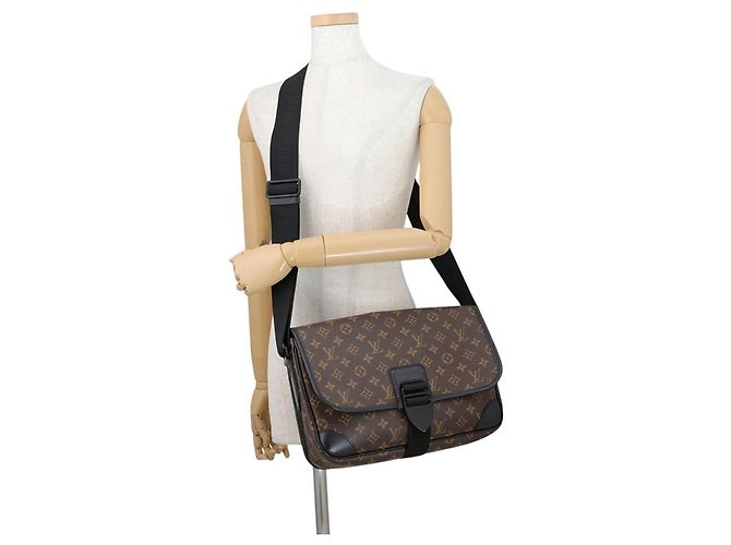 Borsa a tracolla Louis Vuitton Monogram Macassar Archie - vista 4