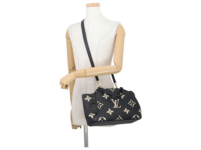 Borsa Louis Vuitton Bicolor Monogram Empreinte Petit Palais PM - vista 5
