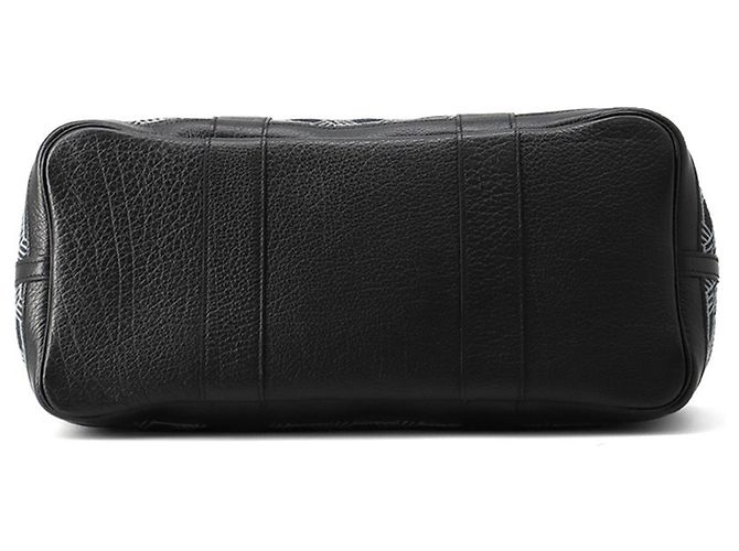 Hermès Borsa Tote Hermes Garden PM in Navy Black - vista 3