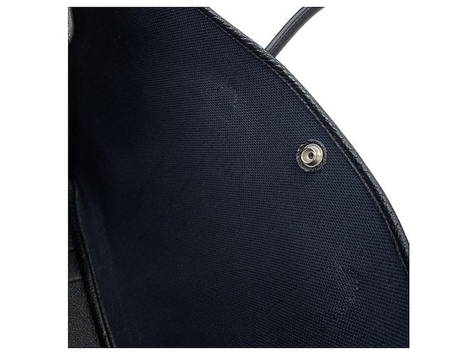 Hermès Borsa Tote Hermes Garden PM in Navy Black - vista 9