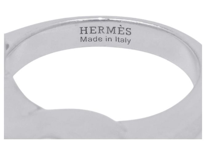 Hermès Hermes Galop Silberband Ring - Ansicht 10
