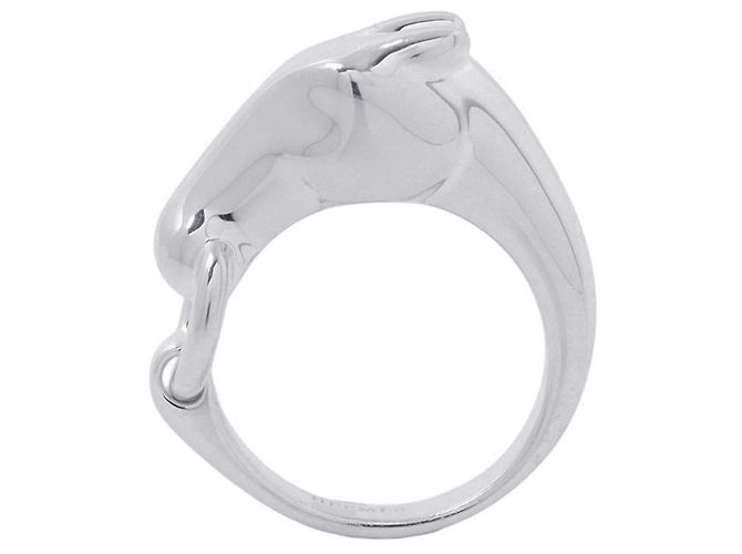 Hermès Hermes Galop Silberband Ring - Ansicht 2