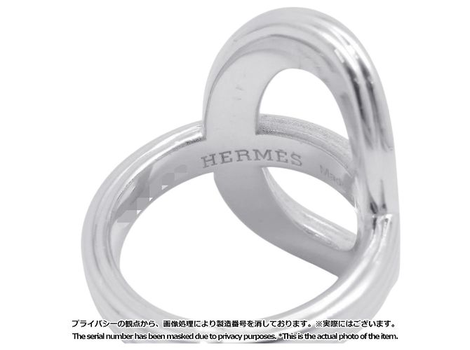 Chaîne d'ancre Hermès Hermes Chaine d'Ancre 24 Silver Band Ring - Ansicht 10
