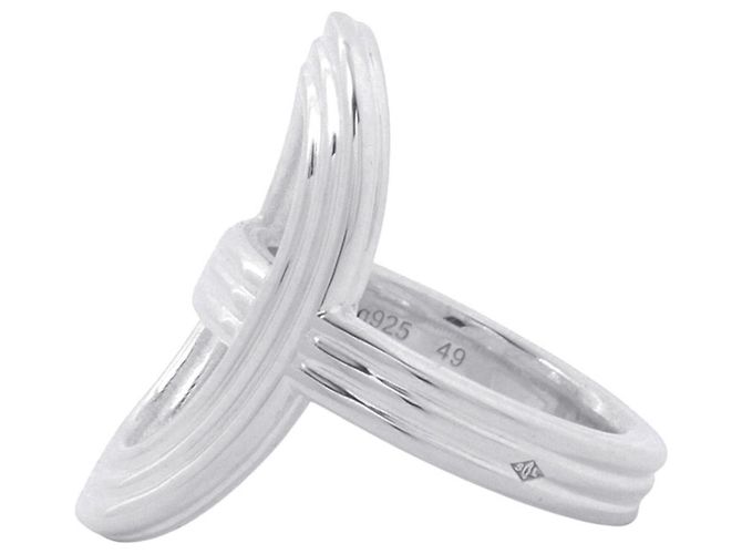 Chaîne d'ancre Hermès Hermes Chaine d'Ancre 24 Silver Band Ring - Ansicht 2