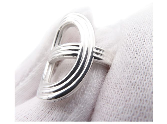 Chaîne d'ancre Hermès Hermes Chaine d'Ancre 24 Silver Band Ring - Ansicht 5