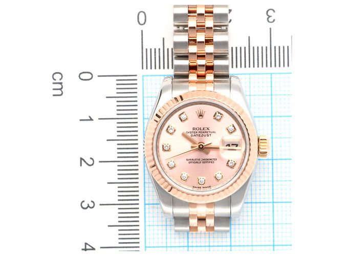 Reloj automático Rolex de oro rosa y acero inoxidable - vista 10