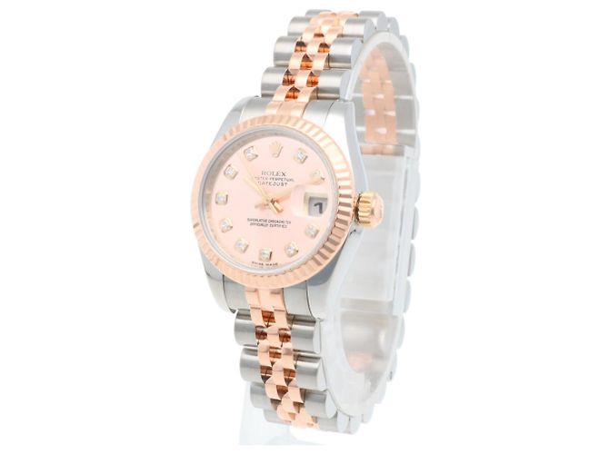 Reloj automático Rolex de oro rosa y acero inoxidable - vista 2