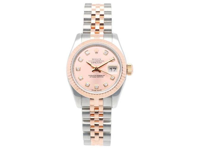 Reloj automático Rolex de oro rosa y acero inoxidable - vista 7