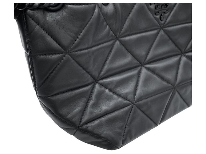 Borsa a spalla con catena Prada - vista 10