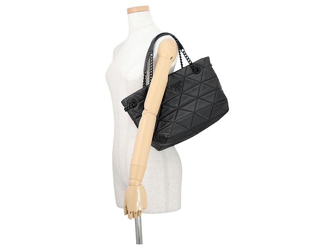 Borsa a spalla con catena Prada - vista 4