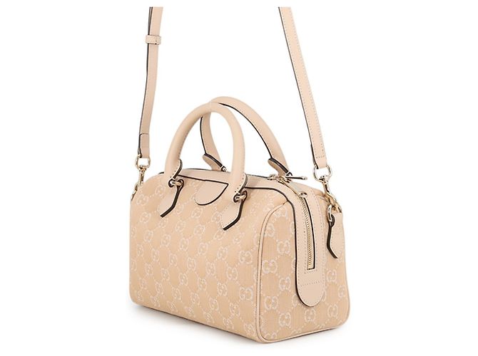 Borsa Boston Media Gucci GG Supreme Ophidia - vista 2