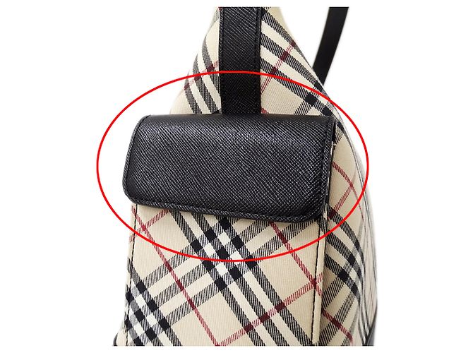 Borsa in tela Burberry - vista 10