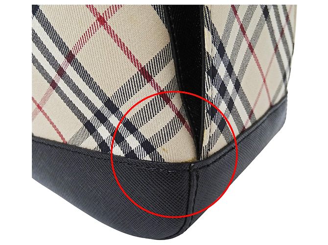 Borsa in tela Burberry - vista 9