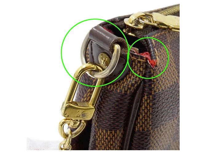 Borsa a mano Louis Vuitton Damier Canvas - vista 12