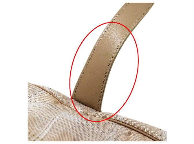 Borsa a mano Chanel in nylon rosa - vista 16