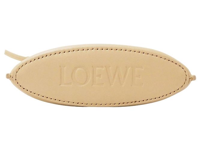 Borsa a mano Loewe in pelle beige - vista 3