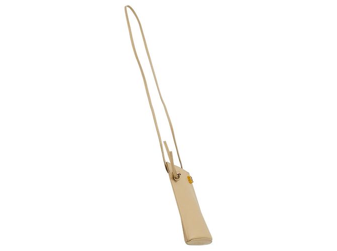 Borsa a mano Loewe in pelle beige - vista 4