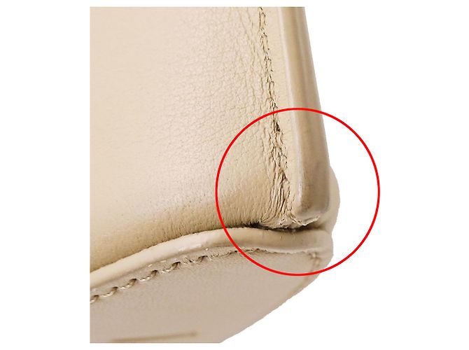 Borsa a mano Loewe in pelle beige - vista 8