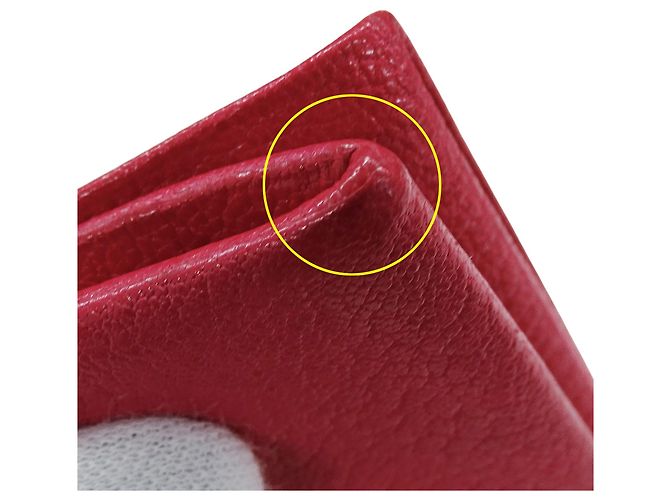 Hermès Monedero Hermes de piel Chevre rosa - vista 10