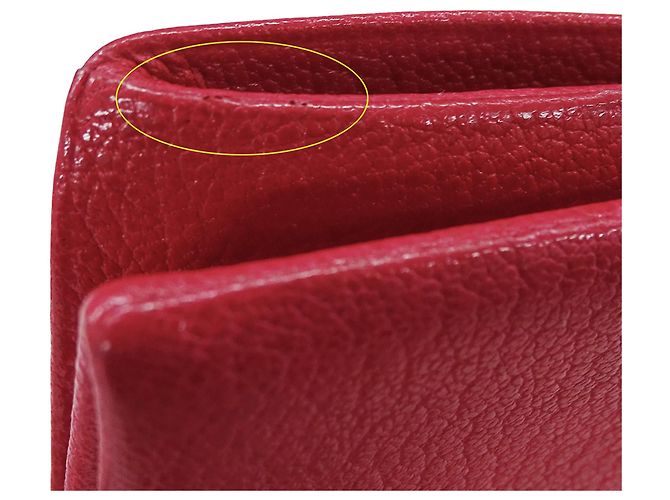 Hermès Monedero Hermes de piel Chevre rosa - vista 12