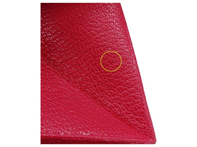 Hermès Monedero Hermes de piel Chevre rosa - vista 8