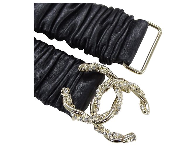Cintura in pelle d'agnello e metallo per donna Chanel - vista 5